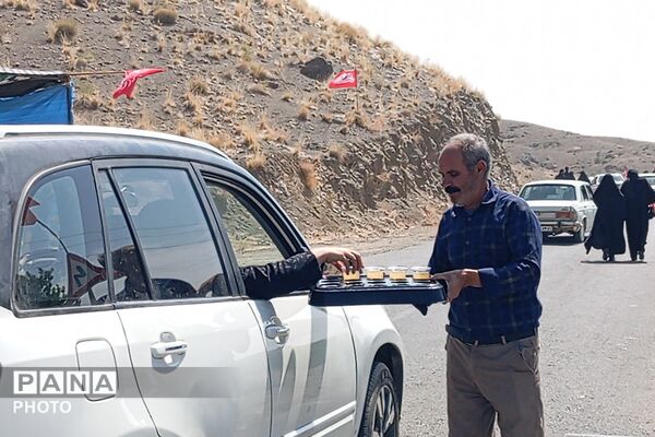 از بابامحمود تا باباپیراحمد؛ میعادگاه جاماندگان اربعین در شهرستان بن