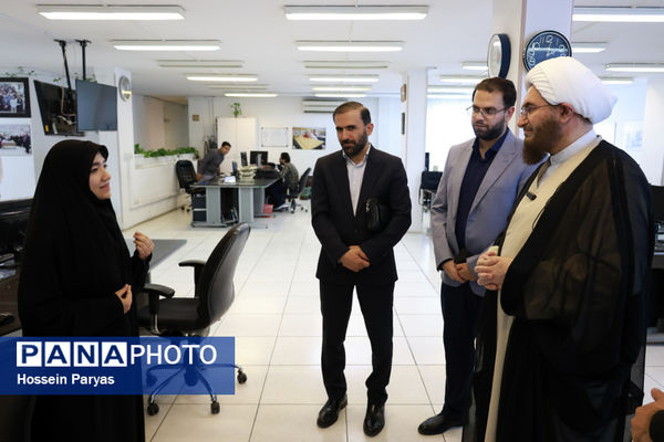 بازدید حجت‌الاسلام حاج علی‌اکبری رئیس شورای سیاستگذاری ائمه جمعه از خبرگزاری پانا