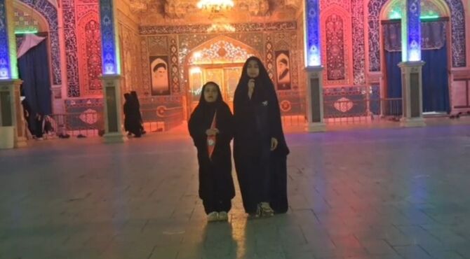 فضایی معنوی در امامزاده جعفر یزد