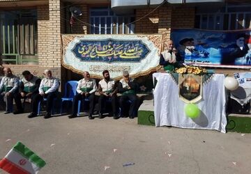 جشن میلاد آخرین گل باغ احمدی در دبستان زینت باقری زرقان