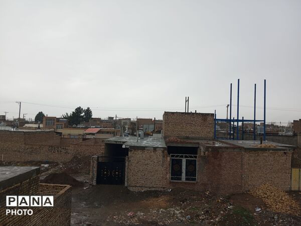 بارش باران بهاری در شهرستان نیشابور