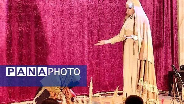 مراسم دختران زینبی در مسجد امام موسی کاظم (ع) اسلامشهر