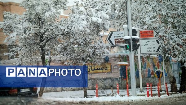 وقتی زمین زیر لحاف سفید برف به خواب میرود