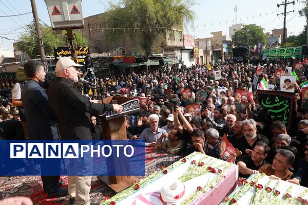 تشییع تاریخی سردارِ رشید در دزفول