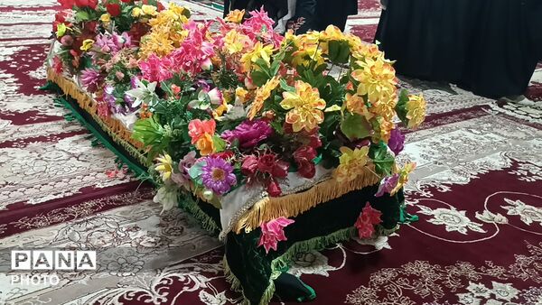 برگزاری مراسم تشییع نمادین امام رضا(ع)در امامزاده سید محمد(ع) کاشمر