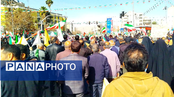  حضور پرشور مردم شیراز در چهل و هفتمین سالگرد پیروزی انقلاب اسلامی ایران 