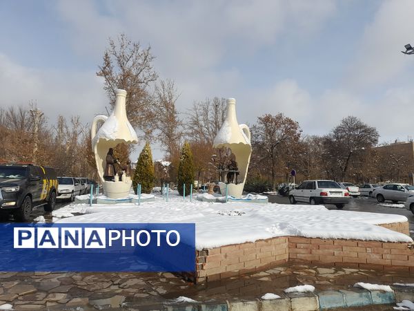 بارش اولین برف پاییزی و تعطیلی مدارس و ادارات استان خراسان رضوی