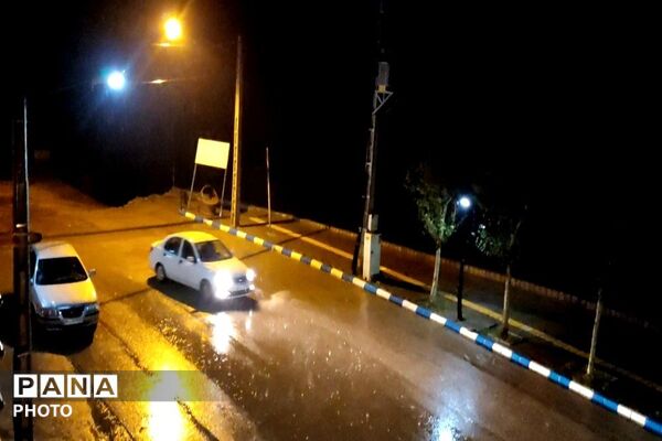 حال و هوای شهر بار بعد از بارش زیبای باران 