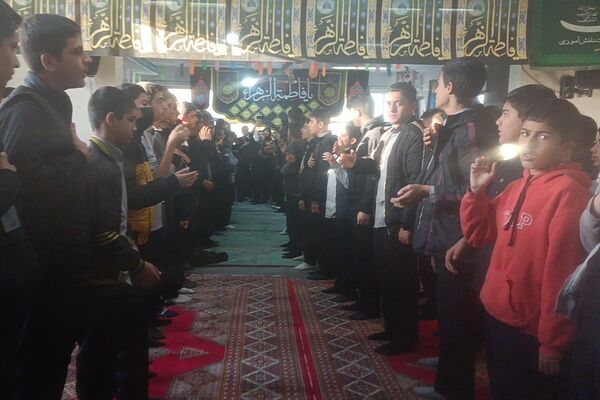 مراسم عزاداری حضرت فاطمه زهرا (س)در دبیرستان هیأت امنایی رازی