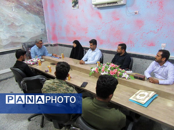 تجلیل از دانش‌آموزان خبرنگار پانای شهرستان بشاگرد 