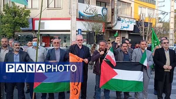 تجمع مردم شهرستان نور در حمایت از عملیات وعده صادق