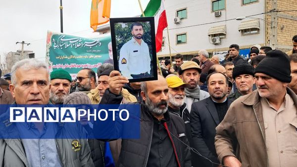 خروش حماسی مردم کردکوی در آیینه‌ شکوه ۲۲ بهمن