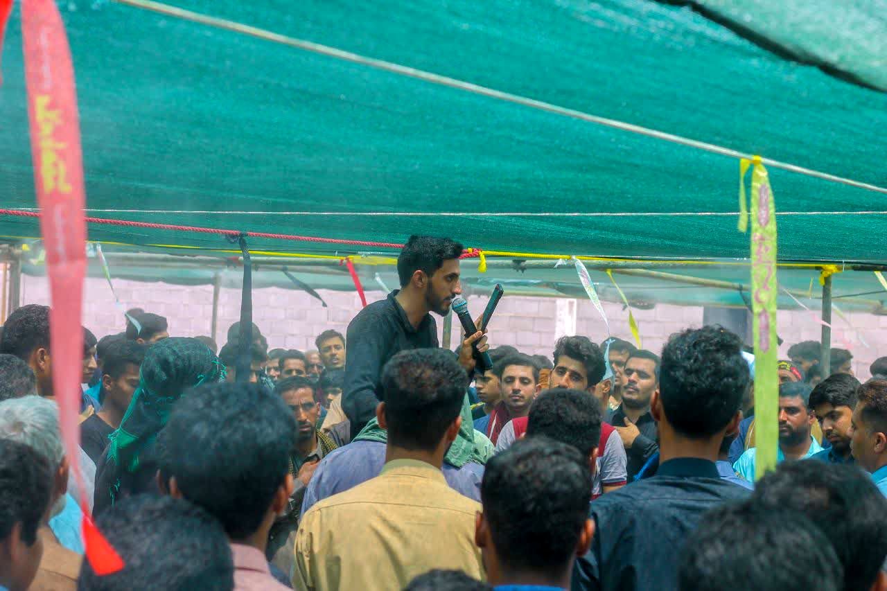 مراسمات عزاداری در جای‌جای شهرستان قلعه‌گنج