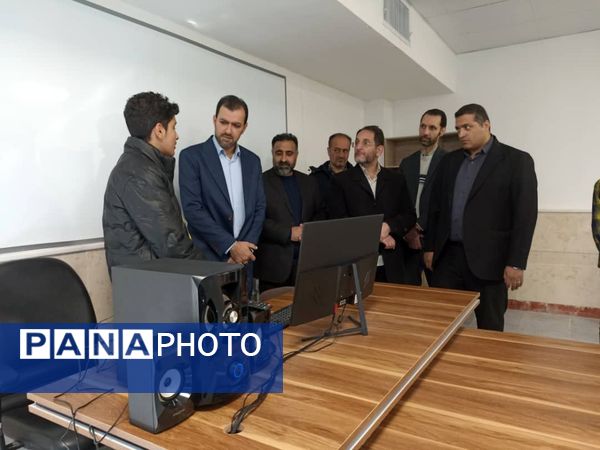 افتتاح نمازخانه، سایت و کتابخانه مدرسه دانشمند منطقه پردیس در دهه فجر