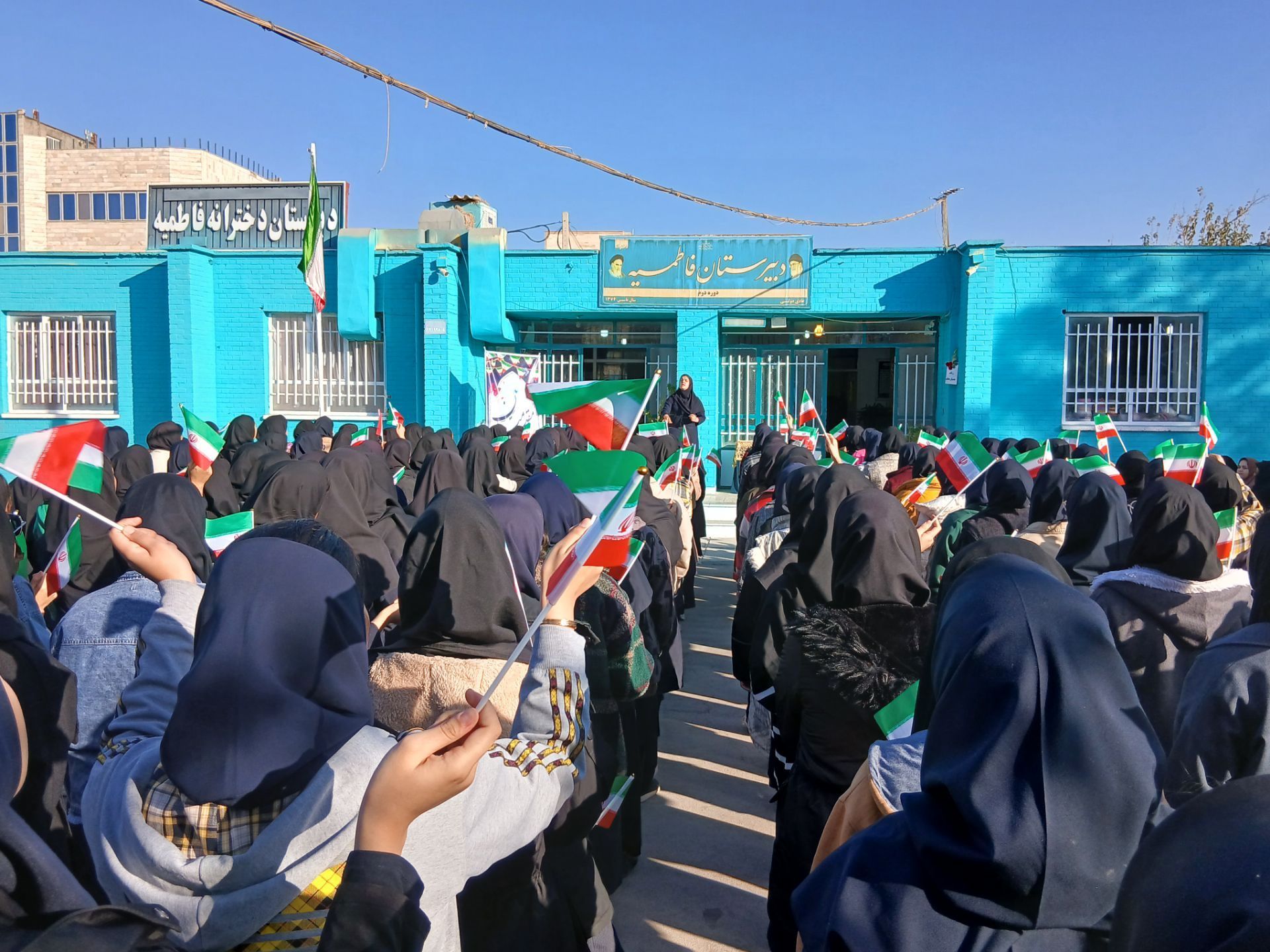 افتتاحیه همیاران معلم در دبیرستان فاطمیه