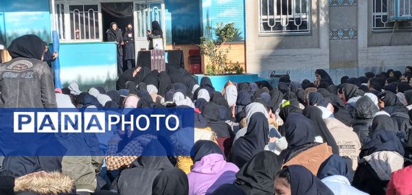 مراسم عزاداری شهادت حضرت فاطمه زهرا(س) در دبیرستان میرزا جعفر سروقد 