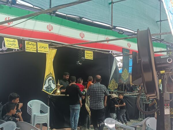 موکبی با رنگ و بوی مقاومت و شهادت 