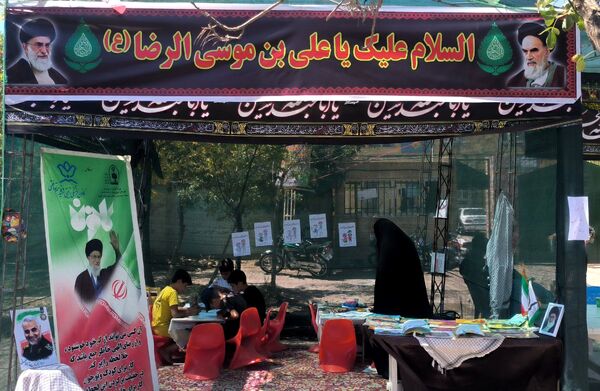 عاشقان امام رضا(ع) در راه مشهد مقدس