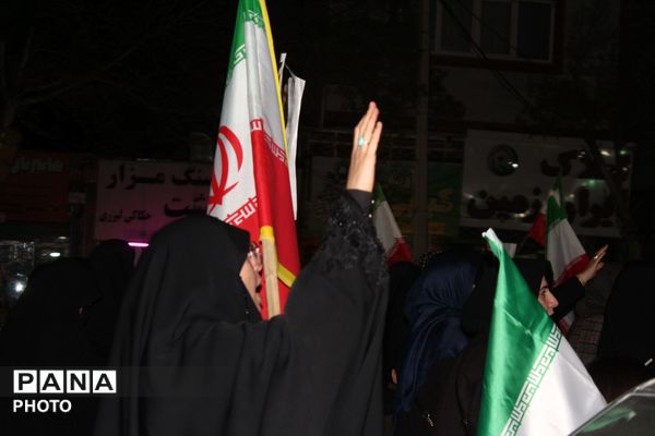 جلوه هایی از حضور باشکوه مردم آشخانه در راهپیمایی