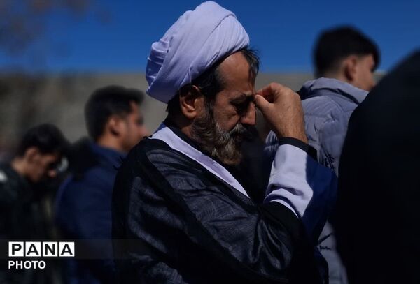 تشییع باشکوه شهدای امنیت آرش نعمتی و محمدرضا ادیبان 