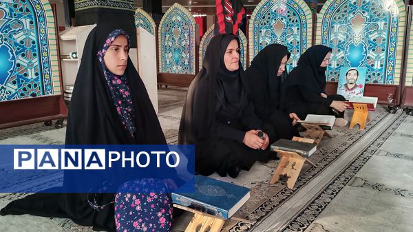 تکریم شهدای جنگ ۱۲ روزه با نوای قرآن در یاسوج