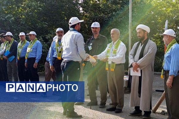 حضور دانش‌آموز خبرنگاران پسر پانا ناحیه دو شهرری در اردوی ملی پیشتازان