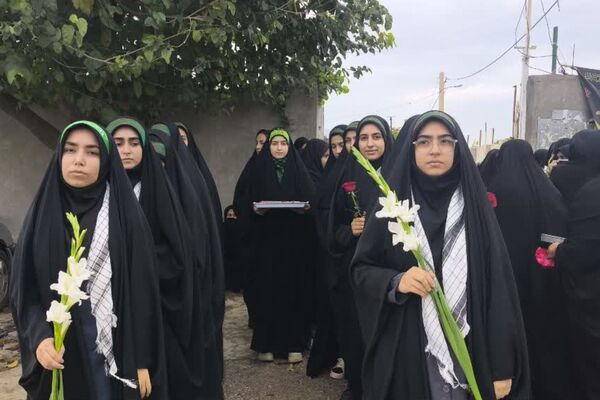 تشییع شهید گمنام در روستای ملا انبار کوهمره نودان 