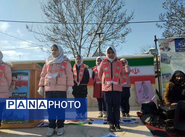 حماسه‌آفرینی دیگر از مردم منطقه رضویه در راهپیمایی 22بهمن