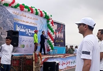 شور و نشاط ورزش صبحگاهی همگانی در پارک رضوان آشخانه