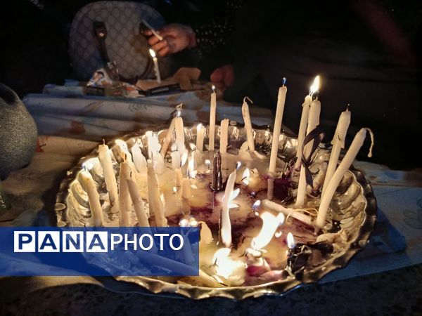 شام غریبان در امامزادگان سید محمد و سید نظام الدین شهرستان حاجی‌آباد