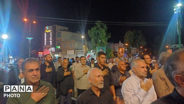 حماسه ای دیگر از مردم کوهدشت در اجتماعات شبانه 