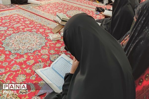 محفل انس با قرآن کریم در مسجد جامع شهر بار