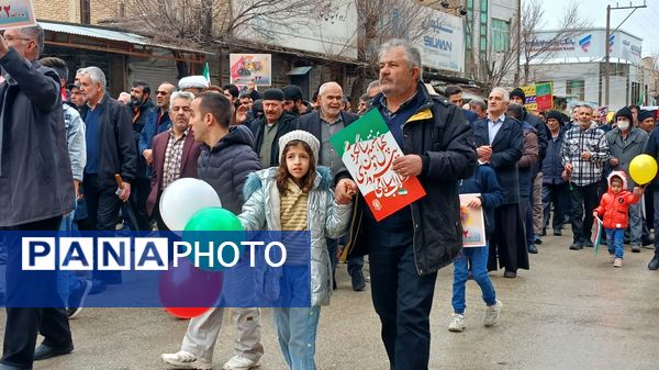 راهپیمایی ۲۲ بهمن در شهرستان فارسان