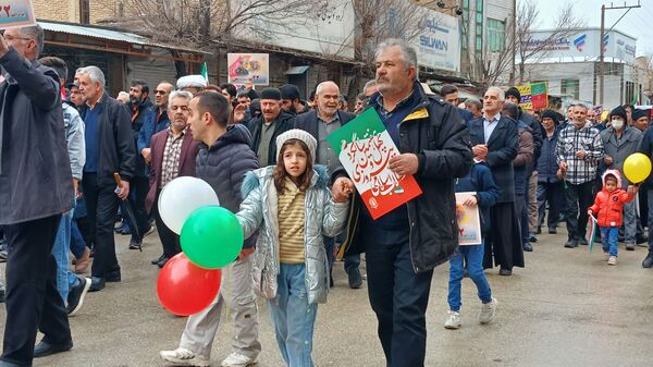 راهپیمایی ۲۲ بهمن در شهرستان فارسان