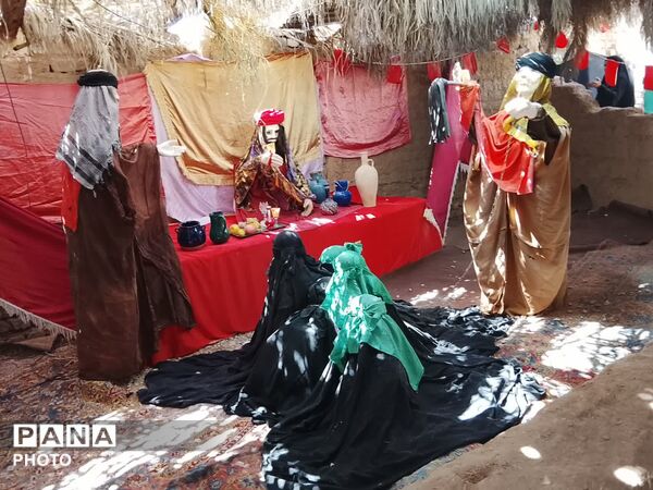 برپایی نمایشگاه «غنچه‌های خونین» در باقرآباد قم
