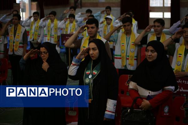 روز اول پیش اردوی ملی پیشتازان پسر سازمان دانش‌آموزی آذربایجان شرقی