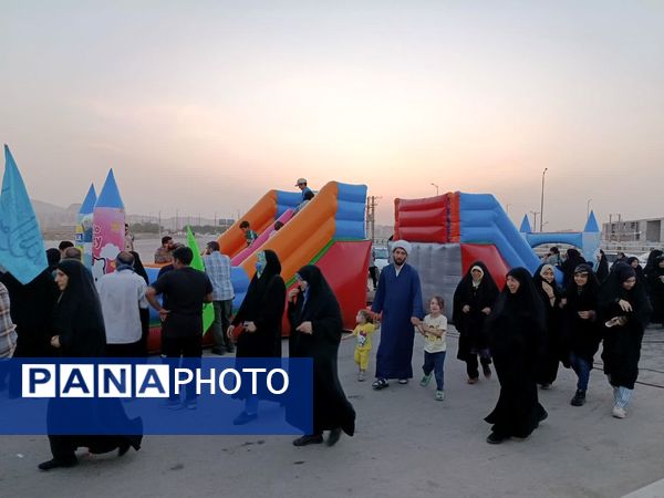 جلوه هایی از پیاده‌روی «امت احمد» در مسیر جمکران