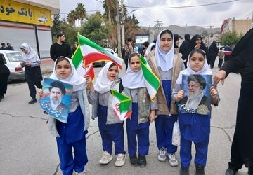 حضور پرشور آحاد مردم درراهپیمایی روز قدس شهرستان پلدختر 