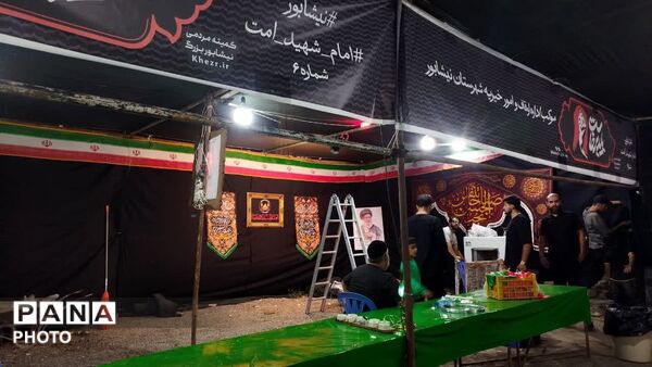 خدمت رسانی موکب ابناء الحسین در صد و بیست و نهمین شب