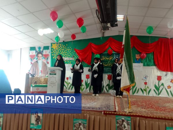 زنگ انقلاب در مدرسه بنت‌الهدی صدر با حضور مسئولین نواخته شد 