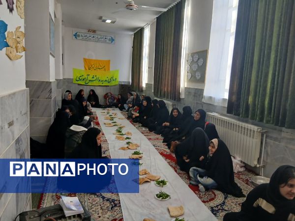 دعای ندبه در مدرسه حضرت زهرا (س) نیر