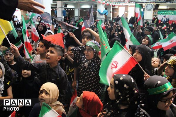 مراسم شیرخوارگان حسینی در منطقه پردیس