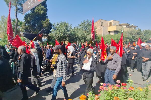 مراسم راهپیمایی جاماندگان اربعین حسینی در شیراز