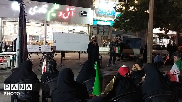 کافه گفتگوی بلوار فضل نیشابور در دومین شب از ماه محرم ۱۴۰۵ 