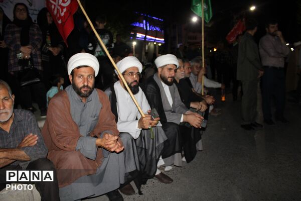 وداع باشکوه مردم سملقان با پیکر مطهر بسیجی مدافع وطن، شهید علی‌اصغر نورانی