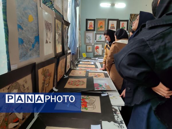 نمایشگاه ماها در هنرستان بصیرت آشخانه