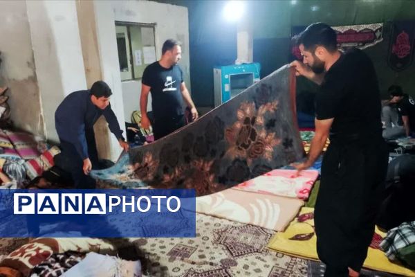 ازدحام پرشور زائران از شهرستان بیضا در کربلا معلی