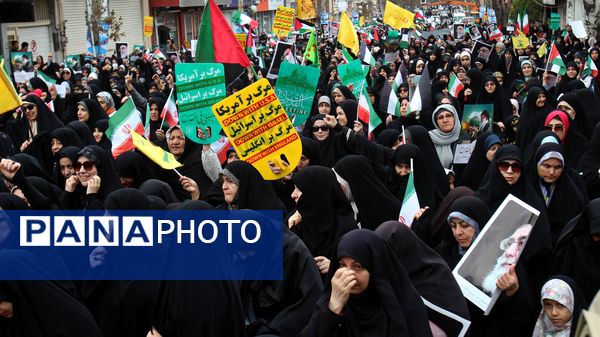 راهپیمایی روز قدس در زنجان 