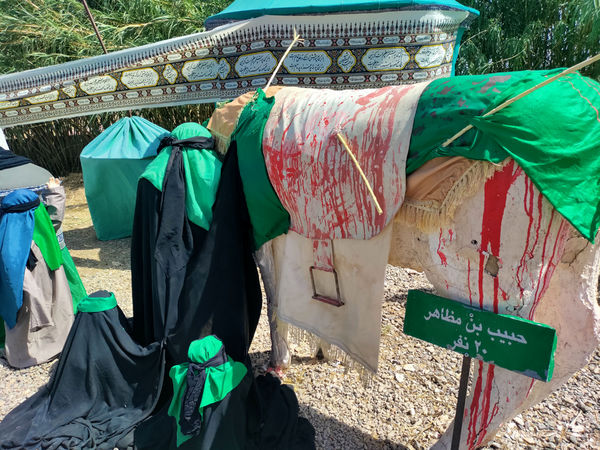 نمایشگاه غنچه‌های خونین در روستای باقرآباد