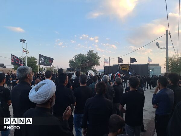 مراسم عصر روز عاشورا در روستای احمد آباد
